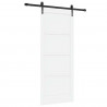 Drzwi przesuwne ORKDAL Biały 83 x 202 cm Lite drewno sosnowe