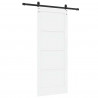 Drzwi przesuwne ORKDAL Biały 83 x 202 cm Lite drewno sosnowe