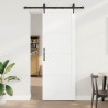 Drzwi przesuwne ORKDAL Biały 83 x 232 cm Lite drewno sosnowe
