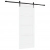Drzwi przesuwne ORKDAL Biały 83 x 202 cm Lite drewno sosnowe