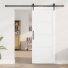 Drzwi przesuwne ORKDAL Biały 83 x 202 cm Lite drewno sosnowe