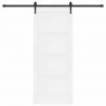 Drzwi przesuwne ORKDAL Biały 83 x 202 cm Lite drewno sosnowe