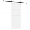 Drzwi przesuwne ORKDAL Biały 83 x 202 cm Lite drewno sosnowe