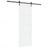 Drzwi przesuwne ORKDAL Biały 83 x 232 cm Lite drewno sosnowe