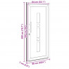 Drzwi Frontowe antracytowy 98 x 200 cm PVC