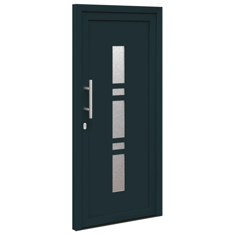 Drzwi Frontowe antracytowy 98 x 208 cm PVC