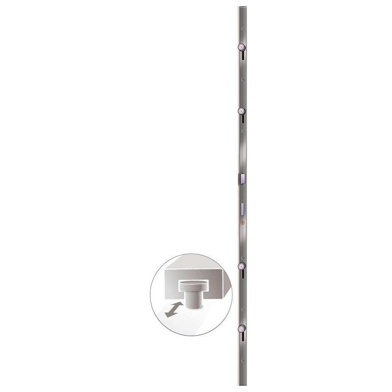 Drzwi Frontowe antracytowy 98 x 208 cm PVC