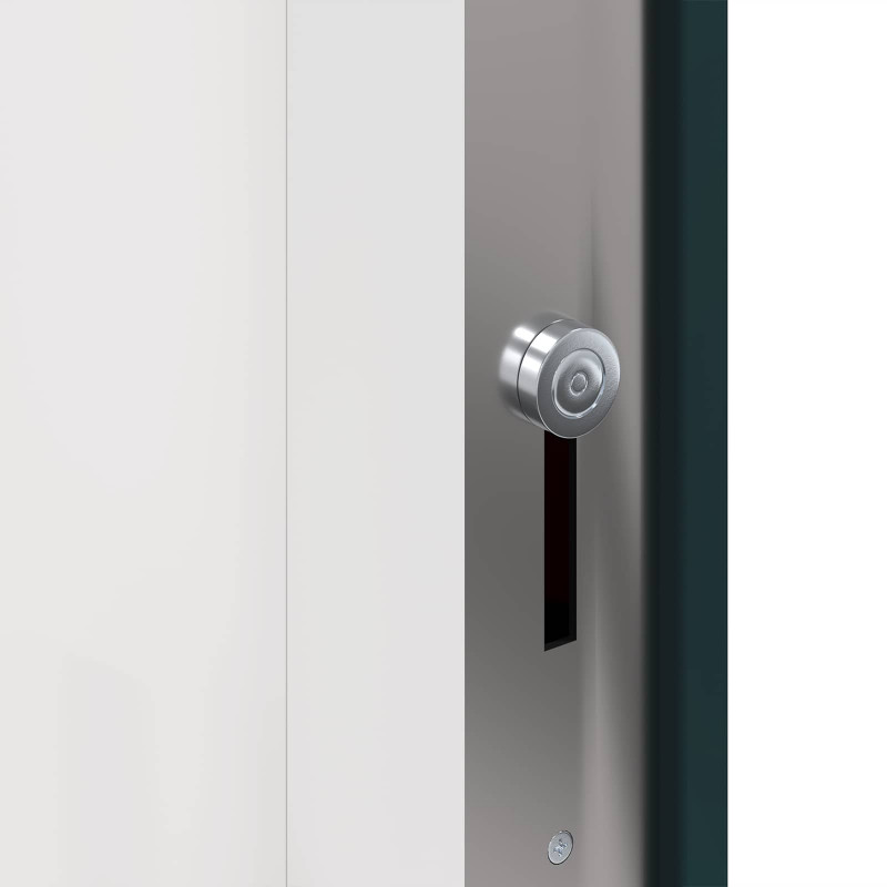 Drzwi Frontowe antracytowy 108 x 208 cm PVC