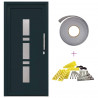 Drzwi Frontowe antracytowy 88 x 200 cm PVC