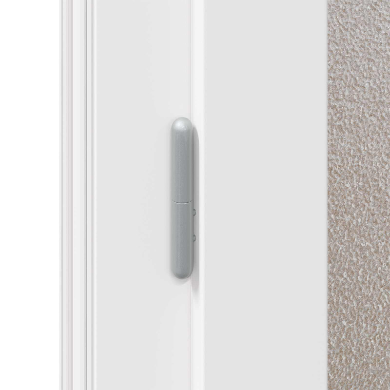 Drzwi Wejściowe Boczne antracytowy 98 x 198 cm PVC