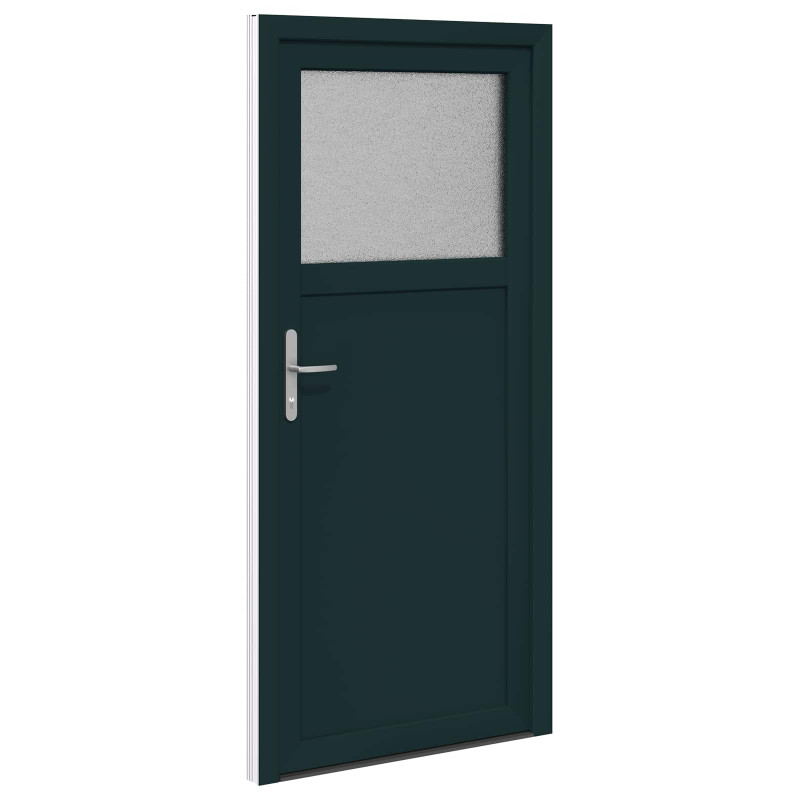 Drzwi Wejściowe Boczne antracytowy 88 x 198 cm PVC