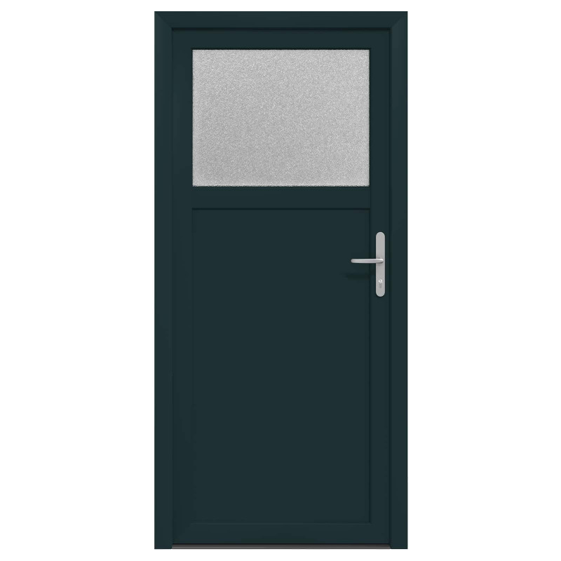 Drzwi Wejściowe Boczne antracytowy 98 x 198 cm PVC