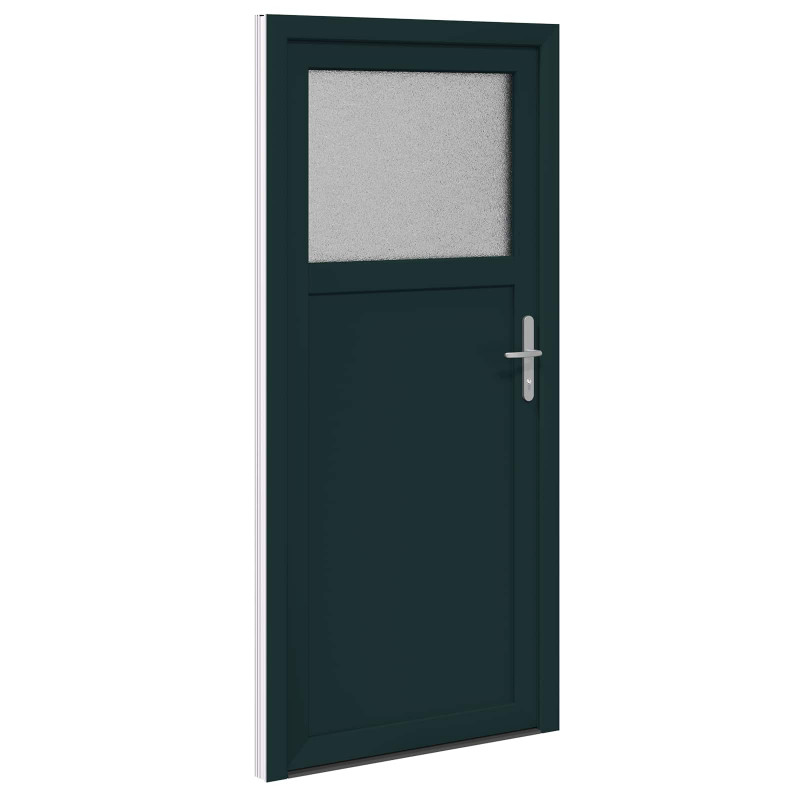 Drzwi Wejściowe Boczne antracytowy 88 x 198 cm PVC
