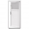 Drzwi Wejściowe Boczne Biały 98 x 198 cm PVC