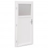 Drzwi Wejściowe Boczne Biały 98 x 198 cm PVC