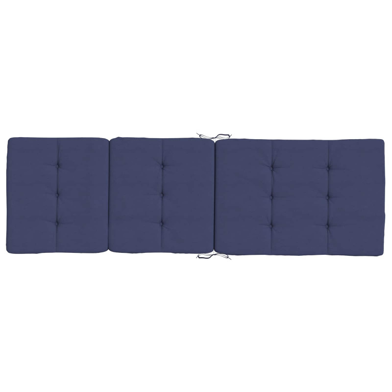 Poduszka na zewnątrz 2 pcs Granatowy 180 x 55 x 7 cm tkanina