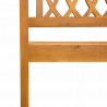 Ławka ogrodowa 2 pcs naturalny 56 x 55,5 x 90 cm