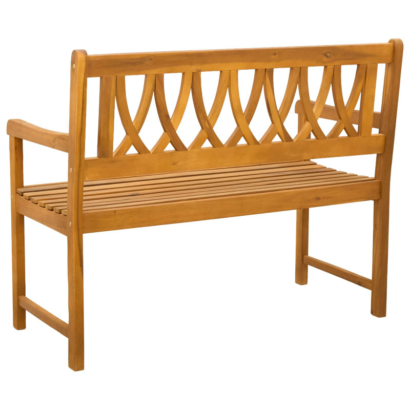 Ławka ogrodowa naturalny 110 x 55,5 x 90 cm Lite Drewno Akacji