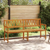 Ławka ogrodowa naturalny 180 x 55,5 x 90 cm Lite Drewno Akacji
