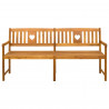 Ławka ogrodowa naturalny 180 x 55,5 x 90 cm Lite Drewno Akacji
