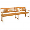 Ławka ogrodowa naturalny 220 x 55,5 x 90 cm Lite Drewno Akacji