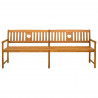 Ławka ogrodowa naturalny 220 x 55,5 x 90 cm Lite Drewno Akacji