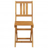 Krzesła Bistro na Zewnątrz 4 pcs naturalny 40 x 42 x 85 cm