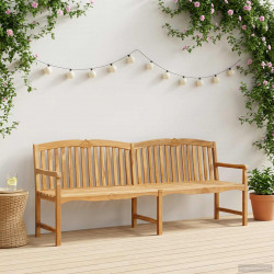 Ręcznie rzeźbiona ławka różana naturalny 228 x 61 x 94,5 cm