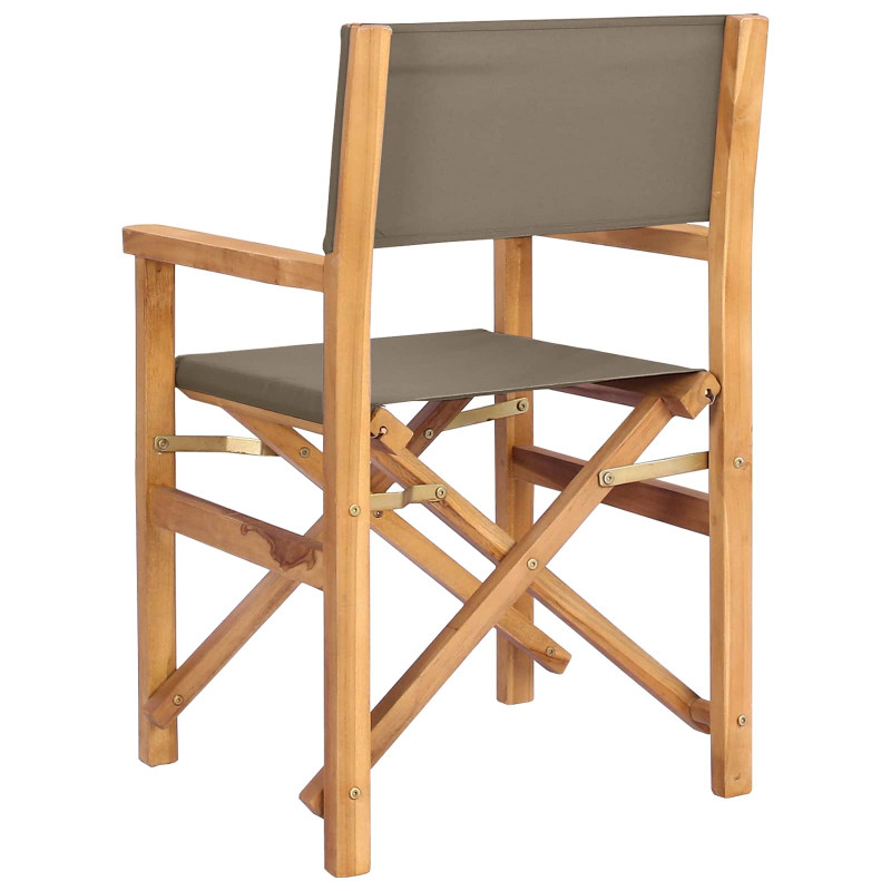 Krzesło jadalniane 56 x 54 x 87 cm 100% Poliester, solidny teak