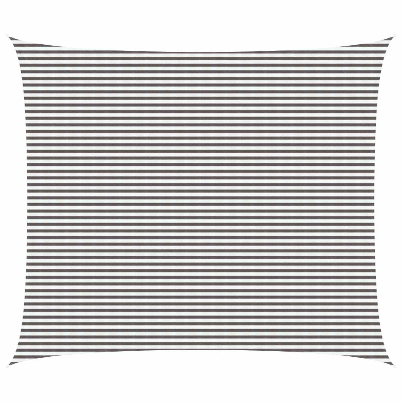 Żagiel przeciwsłoneczny Jasnoszary i biały. 6 x 8 m HDPE