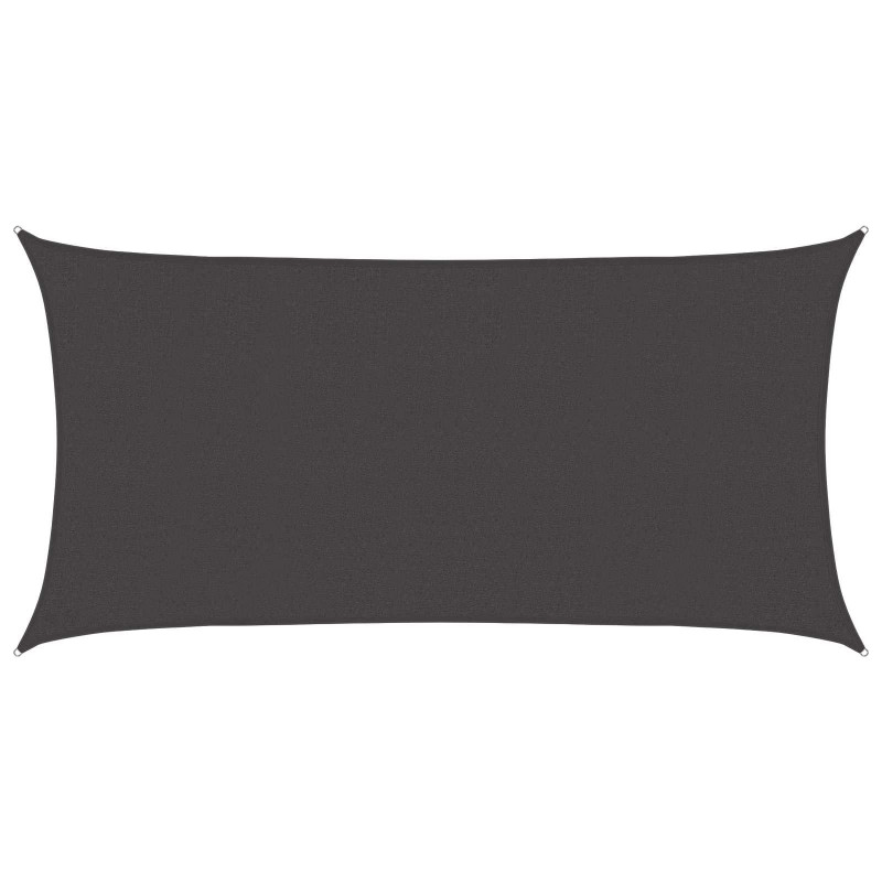 Żagiel przeciwsłoneczny antracytowy 2,5 x 6 m HDPE