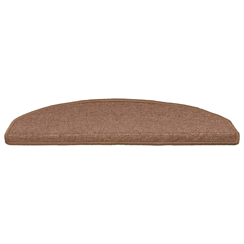 Samoprzylepne maty na schody 15 pcs brązowy 80 x 24,5 x 3,5 cm