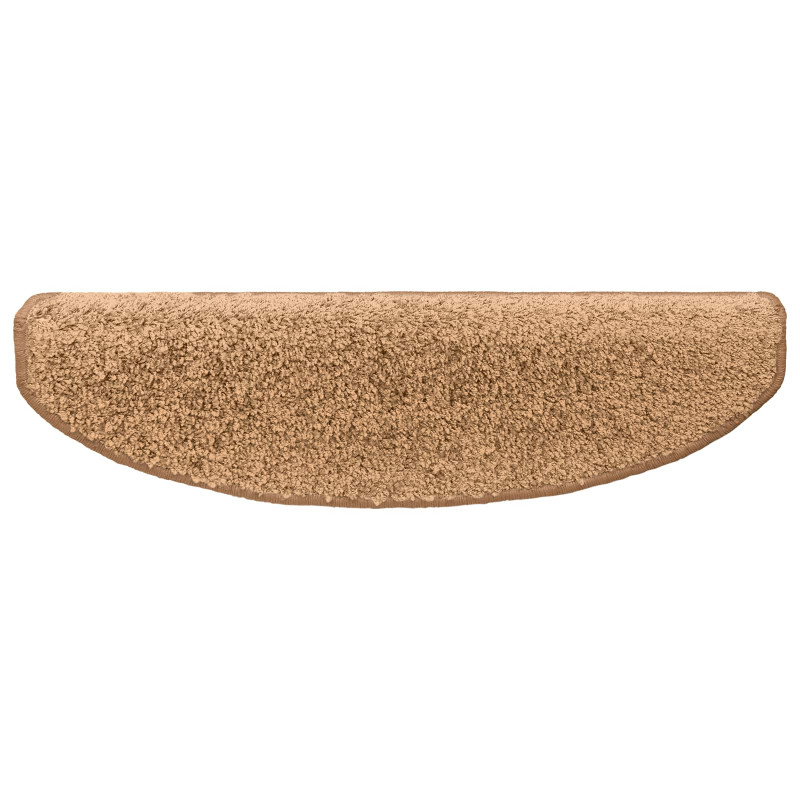 Samoprzylepne maty na schody 15 pcs Beżowy 80 x 24,5 x 3,5 cm