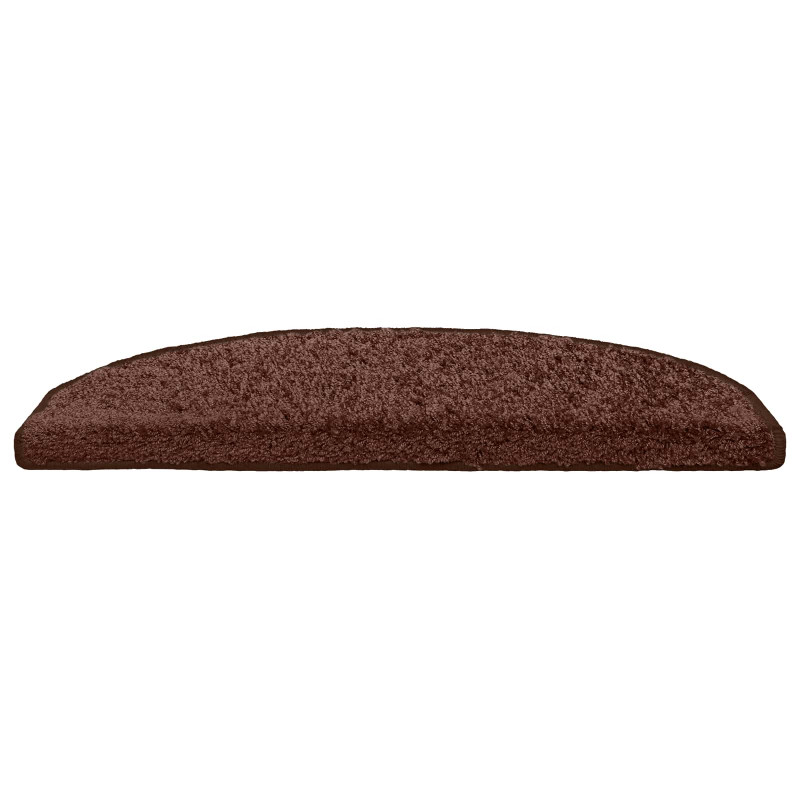 Samoprzylepne maty na schody 15 pcs brązowy 80 x 24,5 x 3,5 cm