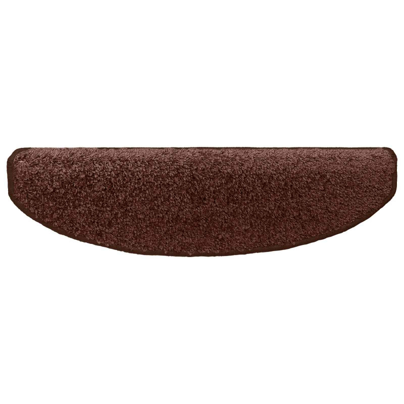 Samoprzylepne maty na schody 15 pcs brązowy 80 x 24,5 x 3,5 cm
