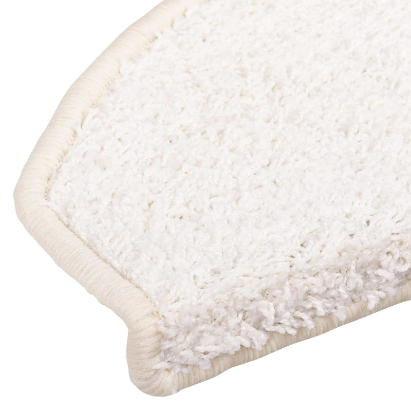 Samoprzylepne maty na schody 15 pcs Biały 80 x 24,5 x 3,5 cm