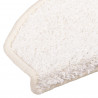 Samoprzylepne maty na schody 15 pcs Biały 80 x 24,5 x 3,5 cm