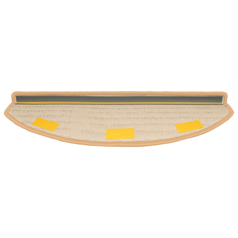 Samoprzylepne maty na schody 15 pcs złoty 80 x 24,5 x 3,5 cm