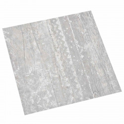 Samoprzylepne Deski Podłogowe 30,5 x 30,5 cm 20 pcs PVC Szary