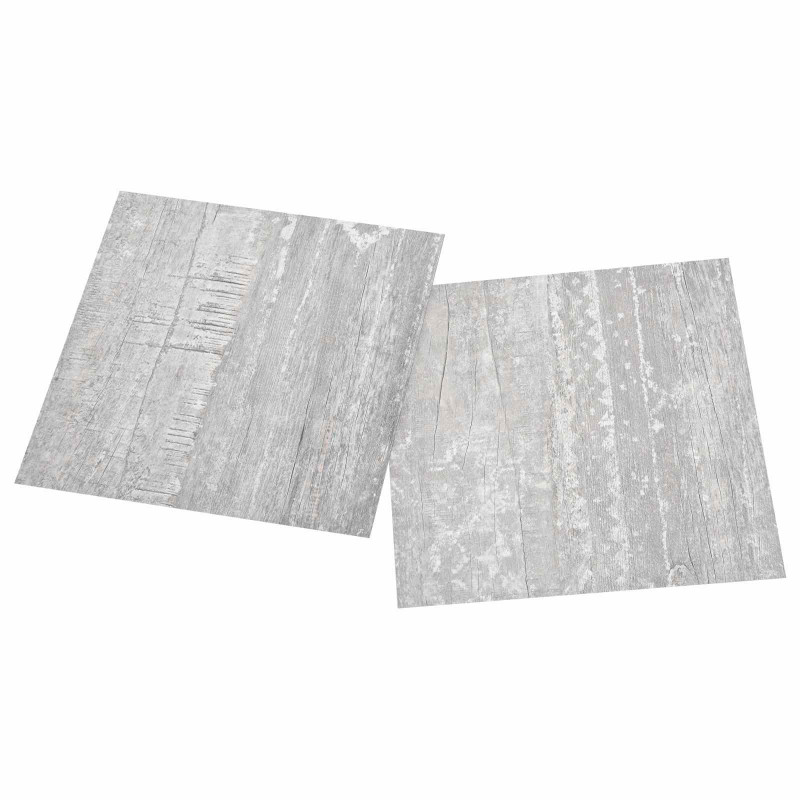 Samoprzylepne Deski Podłogowe 30,5 x 30,5 cm 20 pcs PVC Szary
