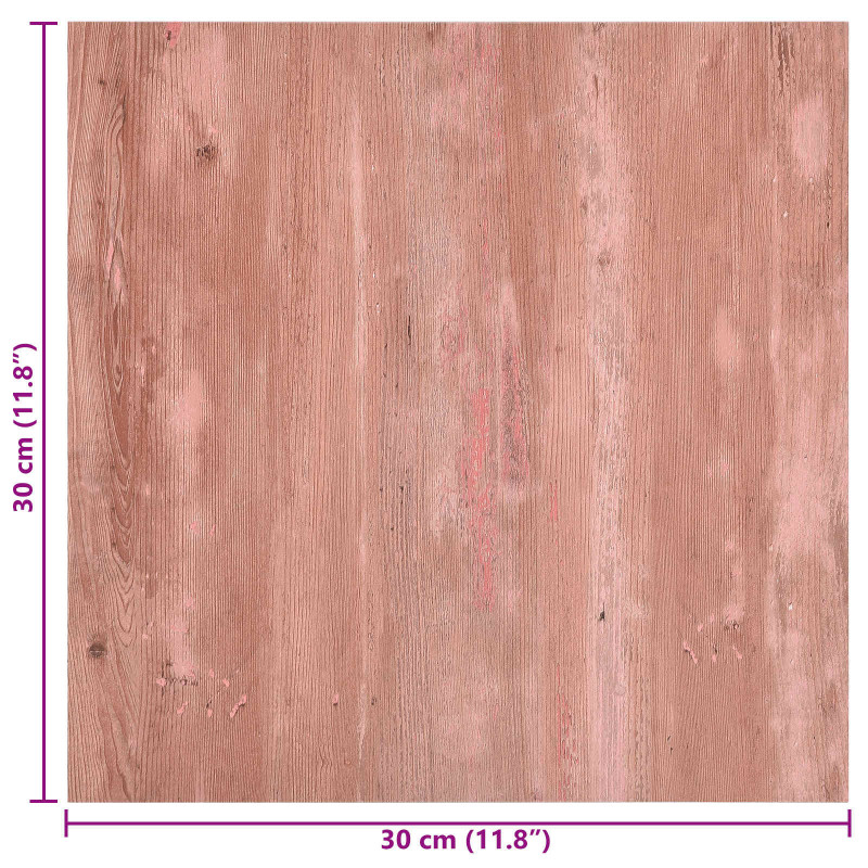 Samoprzylepne Deski Podłogowe 30,5 x 30,5 cm 20 pcs PVC
