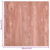 Samoprzylepne Deski Podłogowe 30,5 x 30,5 cm 20 pcs PVC