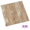 Samoprzylepne Deski Podłogowe 30,5 x 30,5 cm 20 pcs PVC