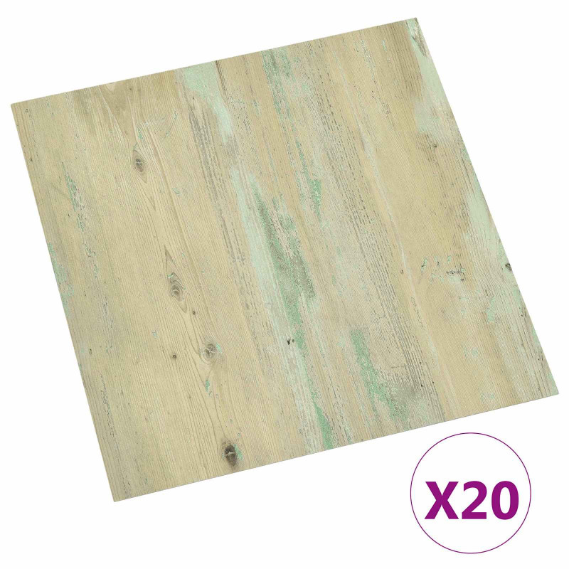 Samoprzylepne Deski Podłogowe 30,5 x 30,5 cm 20 pcs PVC