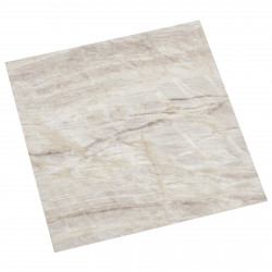 Samoprzylepne Deski Podłogowe 30,5 x 30,5 cm 20 pcs PVC Beżowy