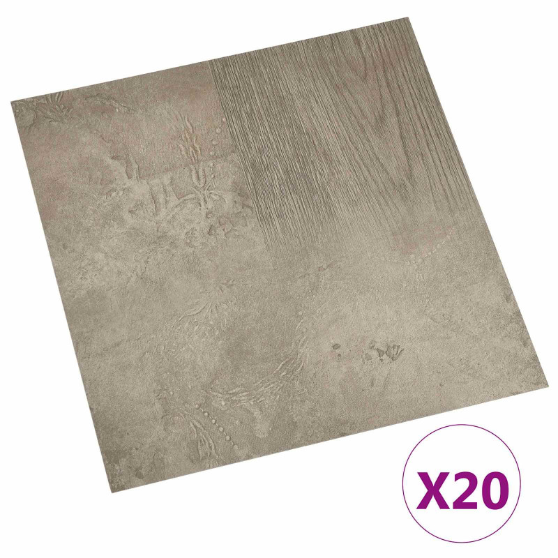 Samoprzylepne Deski Podłogowe 30,5 x 30,5 cm 20 pcs PVC