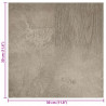 Samoprzylepne Deski Podłogowe 30,5 x 30,5 cm 20 pcs PVC