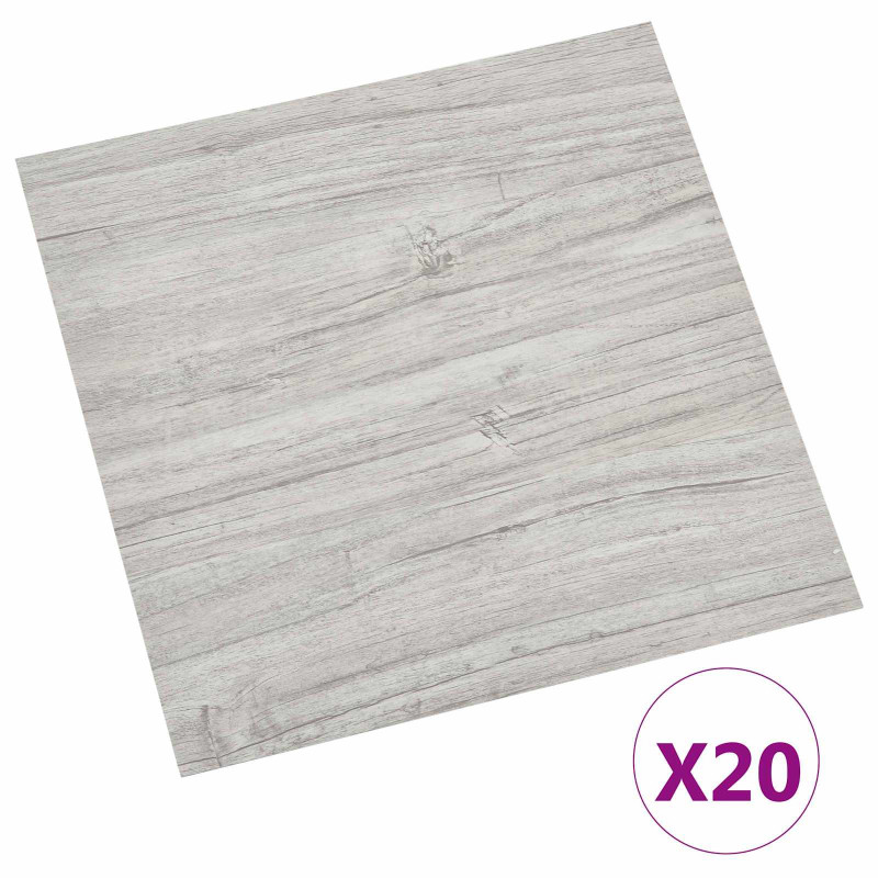 Samoprzylepne Deski Podłogowe 30,5 x 30,5 cm 20 pcs PVC