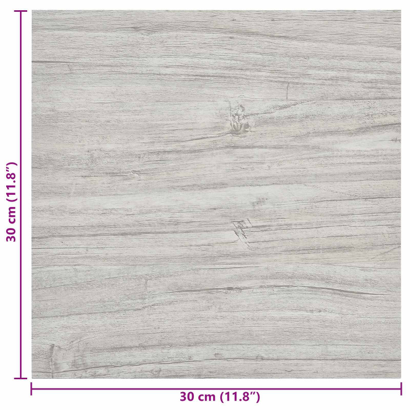 Samoprzylepne Deski Podłogowe 30,5 x 30,5 cm 20 pcs PVC