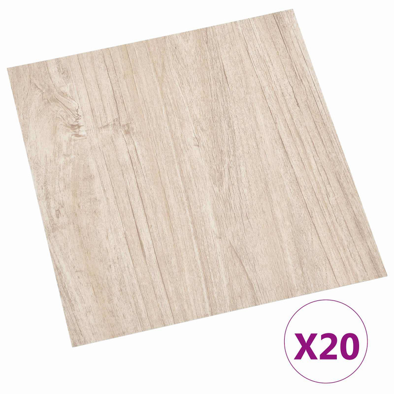 Samoprzylepne Deski Podłogowe 30,5 x 30,5 cm 20 pcs PVC